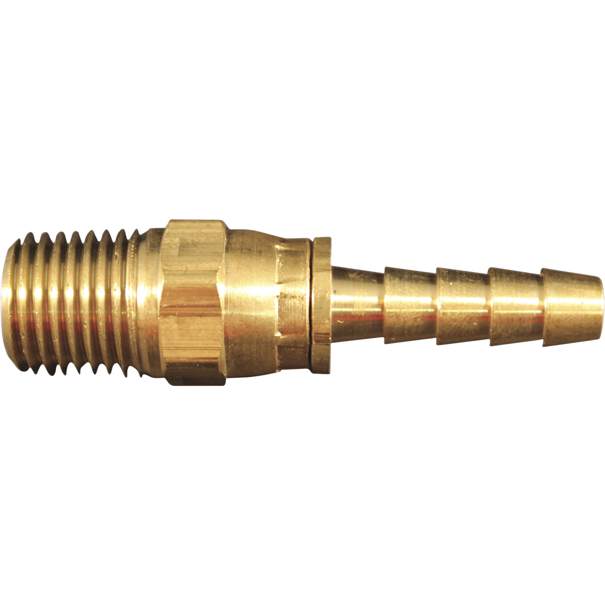Milton 1/4in. MNPT 1/4in. ID Swivel Hose End Fitting, Model# S-611-4